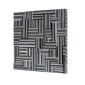 LH Home D Bodhi Black White 24 Inch Wall Decor