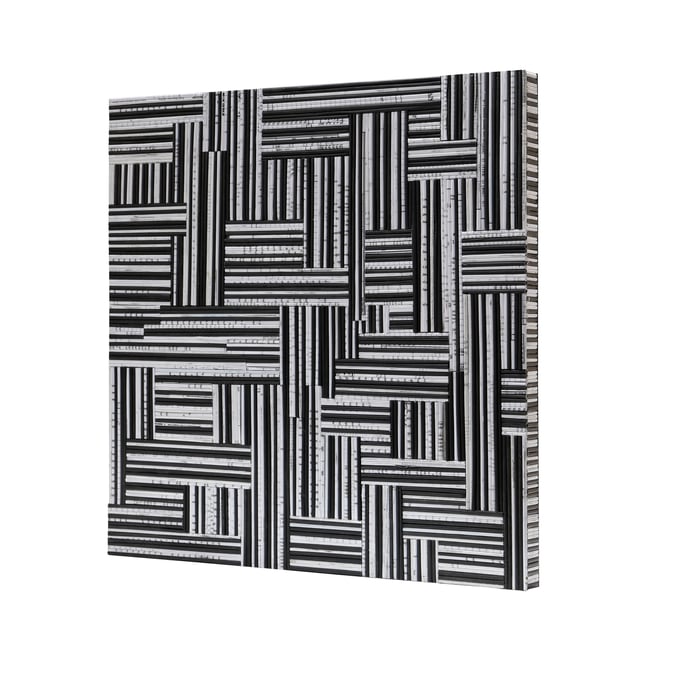 LH Home D Bodhi Black White 24 Inch Wall Decor LHI-DBA87