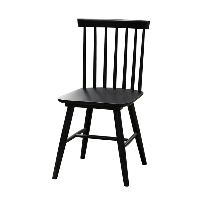 2 LH Home Easton Black Dining Chairs LHI-EAS025