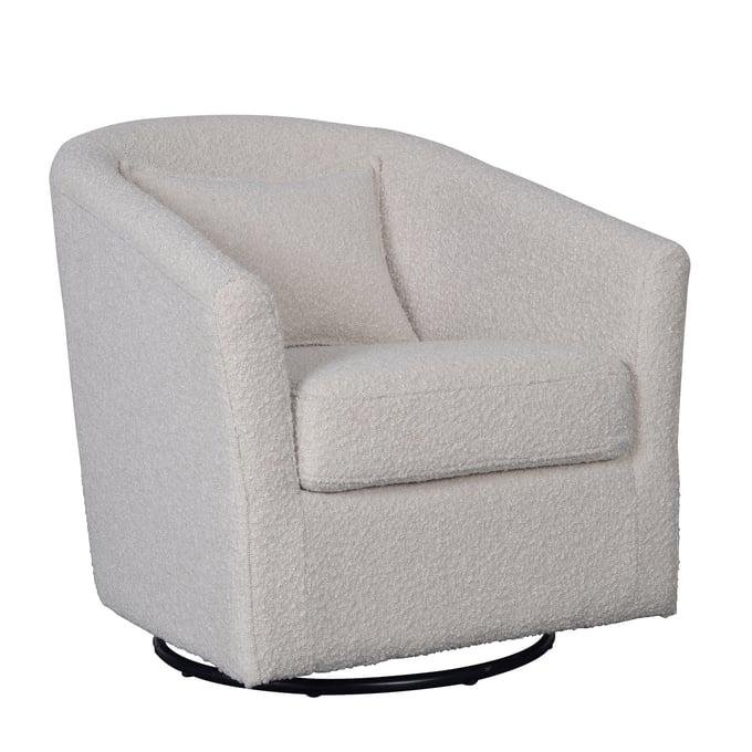 LH Home Carmen Cream Swivel Glider LHI-FTH024S