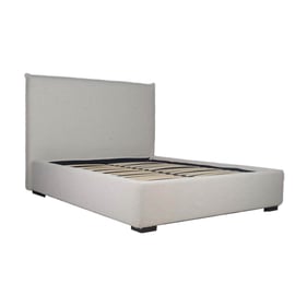 LH Home Allure Oatmeal Cream Storage Queen Bed