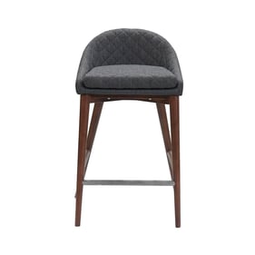 2 LH Home Mila Dark Grey Counter Stools