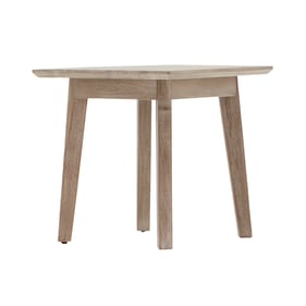 LH Home Gia Light Brown Grey Side Table