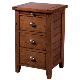 LH Home Irish Coast AD Brown 3 Drawers Nightstand