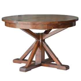 LH Home Irish Coast AD Brown Round Extension Dining Table