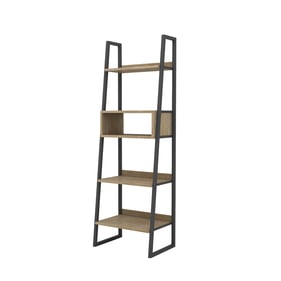 LH Home Irondale Brown Grey Modular Bookcase Shelves