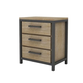 LH Home Irondale Brown Grey Nightstand