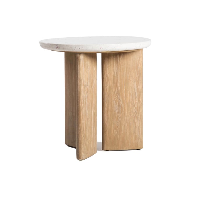 LH Home Infinity Brown White Side Table Top LHI-INF033-SF-T