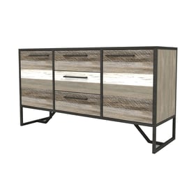 LH Home Metro Havana Brown White Sideboard