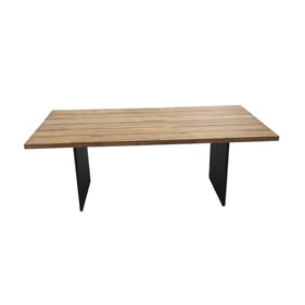 LH Home Naples Brown Outdoor Dining Table