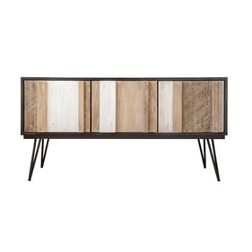 LH Home Metro Havana Brown White Black Noir Sideboard