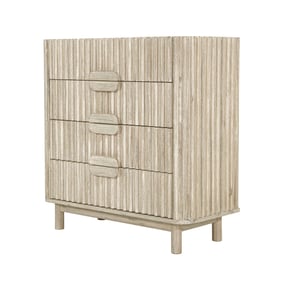 LH Home Oasis Beige 4 Drawers Chest