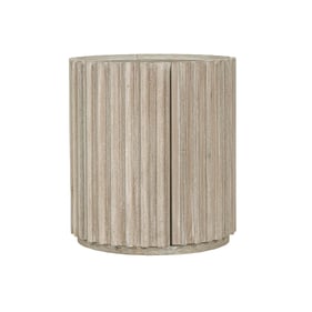 LH Home Oasis Beige 1 Door Side Table