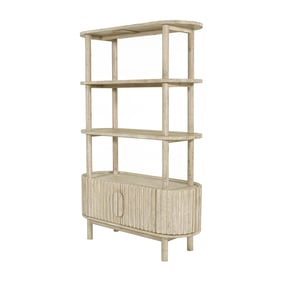 LH Home Oasis Beige Bookcase