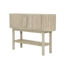 LH Home Oasis Beige Console Table