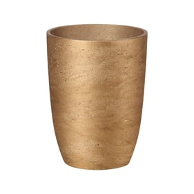 LH Home Patio Bronze Mineral Medium Tapered Vase