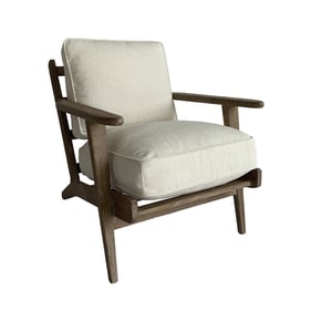 LH Home Seating Notting Hi White Yale Arm Chair