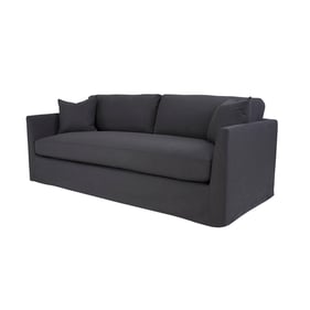 LH Home Heston Black Sofa