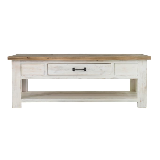 LH Home Provence White Brown Coffee Table LHI-PVN032