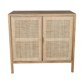 LH Home Cane Natural Rattan Small Sideboard