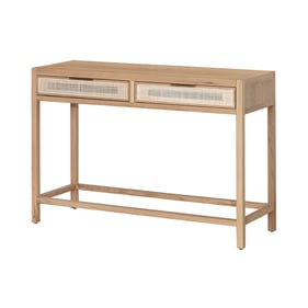 LH Home Cane Natural Rattan Console Table