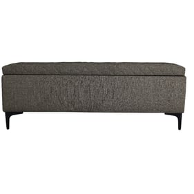 LH Home Reece Medium Brown Storage Bench