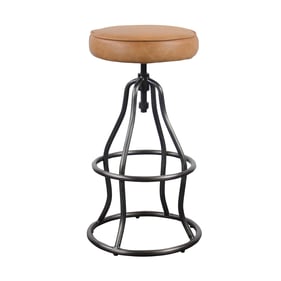 LH Home Seating Coachella Cognac Bowie Stool