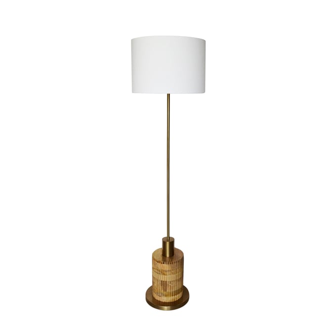 LH Home Skye Brown Off White Standing Lamp LHI-SKY017