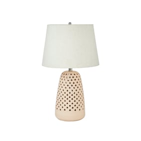 LH Home Skye Beige Taverna Table Lamp