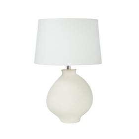 LH Home Skye White Pearl Table Lamp