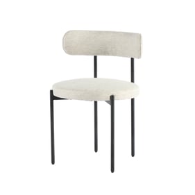 2 LH Home Cleo Beige Dining Chairs