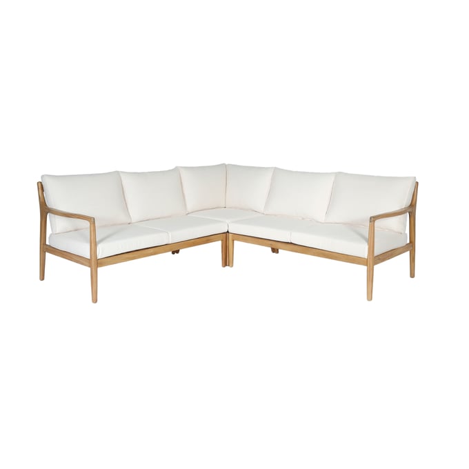 LH Home Sonoma Cream Outdoor L Shaped Sectional LHI-SOM047