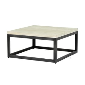 LH Home Starlight Beige Square Coffee Table