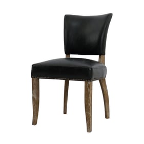 2 LH Home Luther Black Dining Chairs