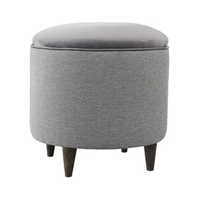 LH Home Emma Grey Ottoman with Storage