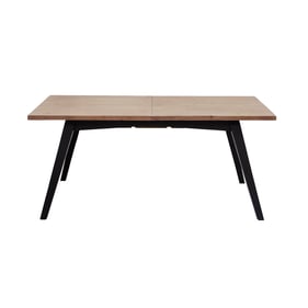 LH Home PGT Reclaimed Brown Black Viva Extension Dining Table