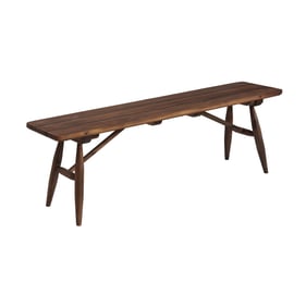 LH Home Vineyard Brown Outdoor Small Dining Bench