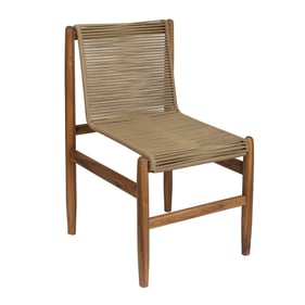 LH Home Vineyard Brown Outdoor Dining Chair