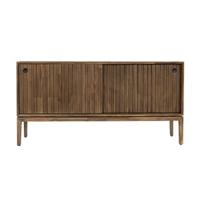 LH Home West Brown Sideboard 2 Sliding Doors