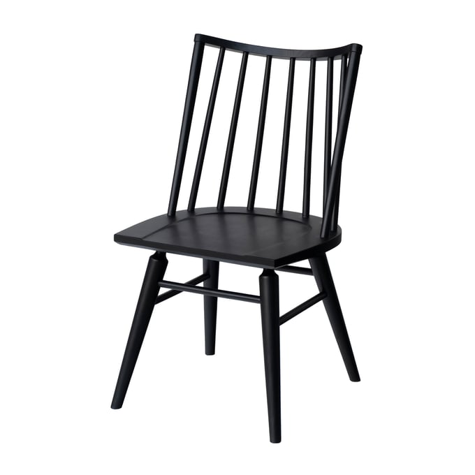 2 LH Home Weston Black Dining Chairs LHI-WTN025-B