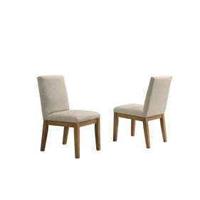 2 Lilola Home Jasper Driftwood Beige Dining Chairs