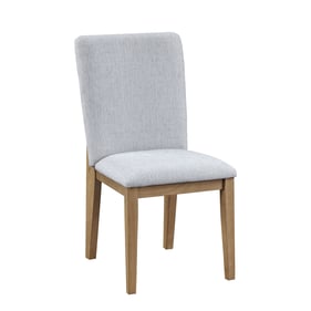 2 Lilola Home Delphine Gray Linen Fabric Dining Chairs