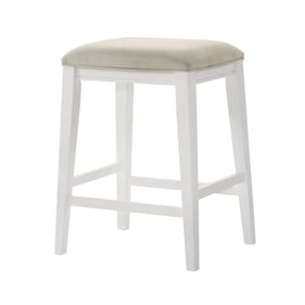 Lilola Home Sasha White Counter Height Stool