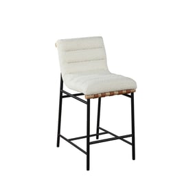 Lilola Home Lahni White Counter Height Chair