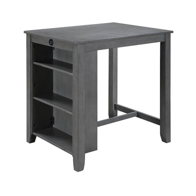 Lilola Home Graham Gray Small Space Counter Height Table LILO-30541-T