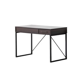 Lilola Home Juno Dark Brown Wood Lift Top Desk