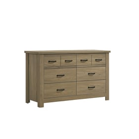 Lilola Home Finn Coffee Gray Oak Dresser with 6 Drawers