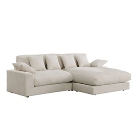 Lilola Home Mystic Beige Reversible Sectional