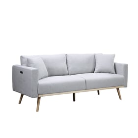 Lilola Home Easton Light Gray Sofa