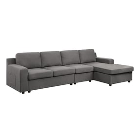 Lilola Home Waylon Gray 4 Seater RAF Sectional